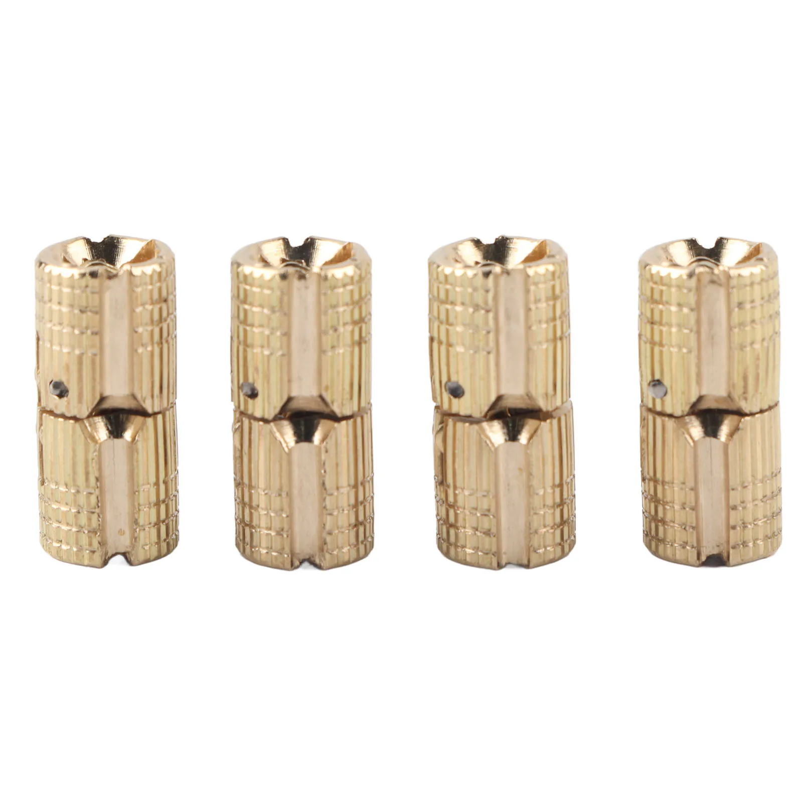 4Pcs Copper Brass Hinges 8mm 10mm 12mm 180 Degree Opening Angle for Furniture Cabinet Small Box Hardware