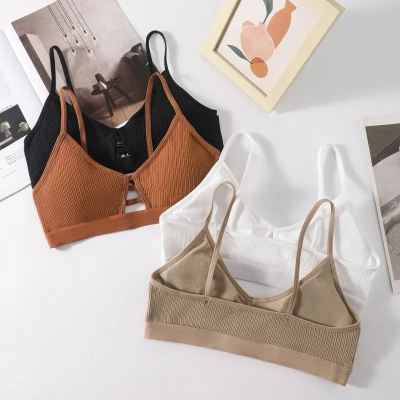 Description Picture 6 of itemSexy Bra Women Seamless Underwear Tube Tops Hollow Sports Bras Push Up Lingerie Female Fitness Bras Bandeau Top