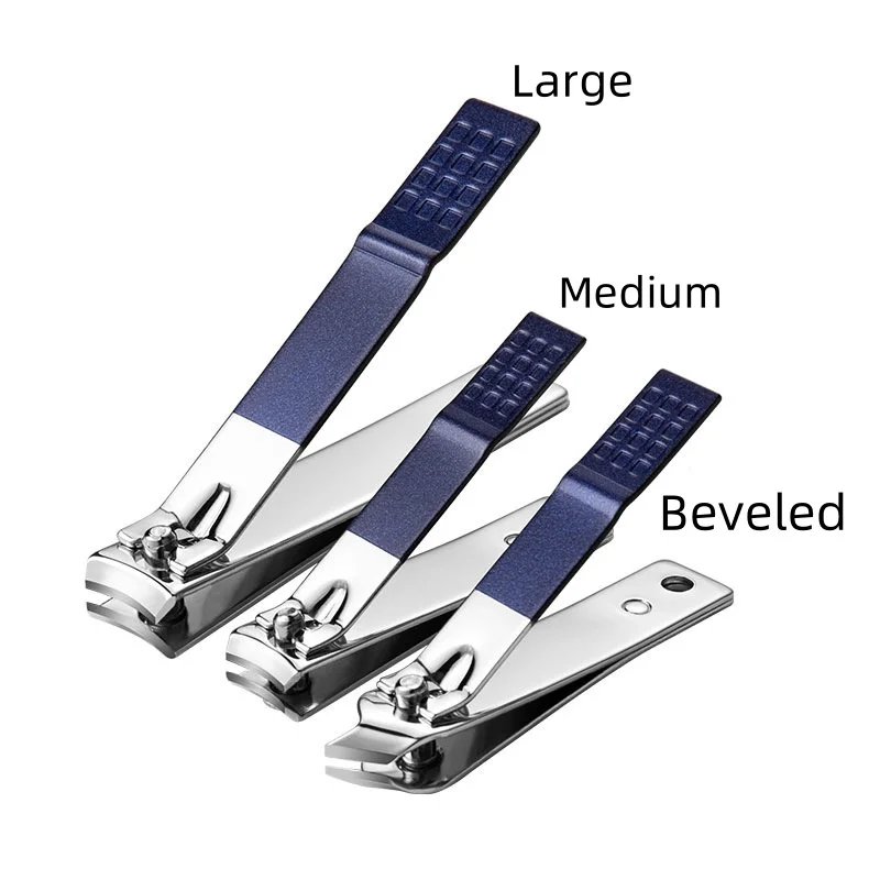 Blue Nail Clipper Manicure Set Hairdressing Manicure Set Stainless Steel Nail Clipper Tool 7 10 12pcs