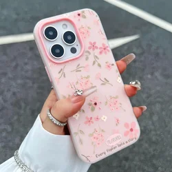Charming Pink Floral Candy Color Phone Case Cover - Galaxy S25 (FE - P8566)