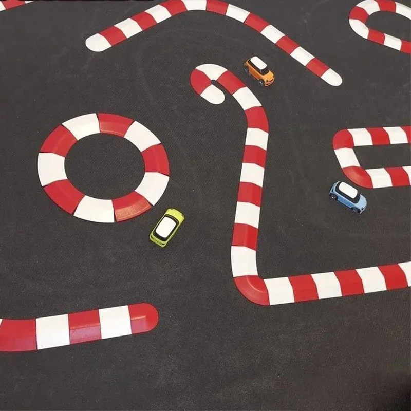 1/76 Mini RC Car Splicing Race Track Scenes Drift Racing Track for 1:76 1:32 1:28 RC Drift Car DIY Combination Track.