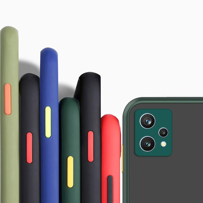 Чехол для Oppo Realme XT чехол C21 X2 X3 5 6 7 8 X50 Pro C11 C12 C15 противоударный Матовый Прозрачный