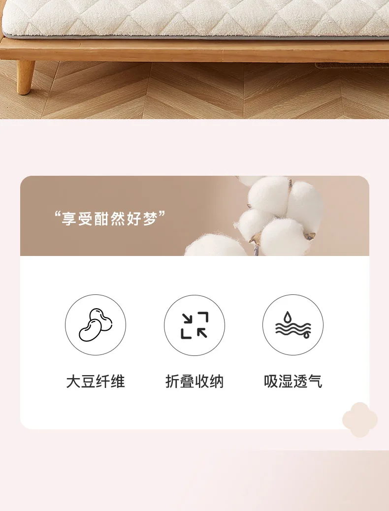 Description Picture 3 of itemMattress cushion Lamb's fleece cushion milk fleece dormitory mattress flannel cushion for rent