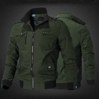 Nouveaux hommes veste décontractée mode coupe-vent veste manteau automne rue mode solide coton veste haute rue moto vestes 5