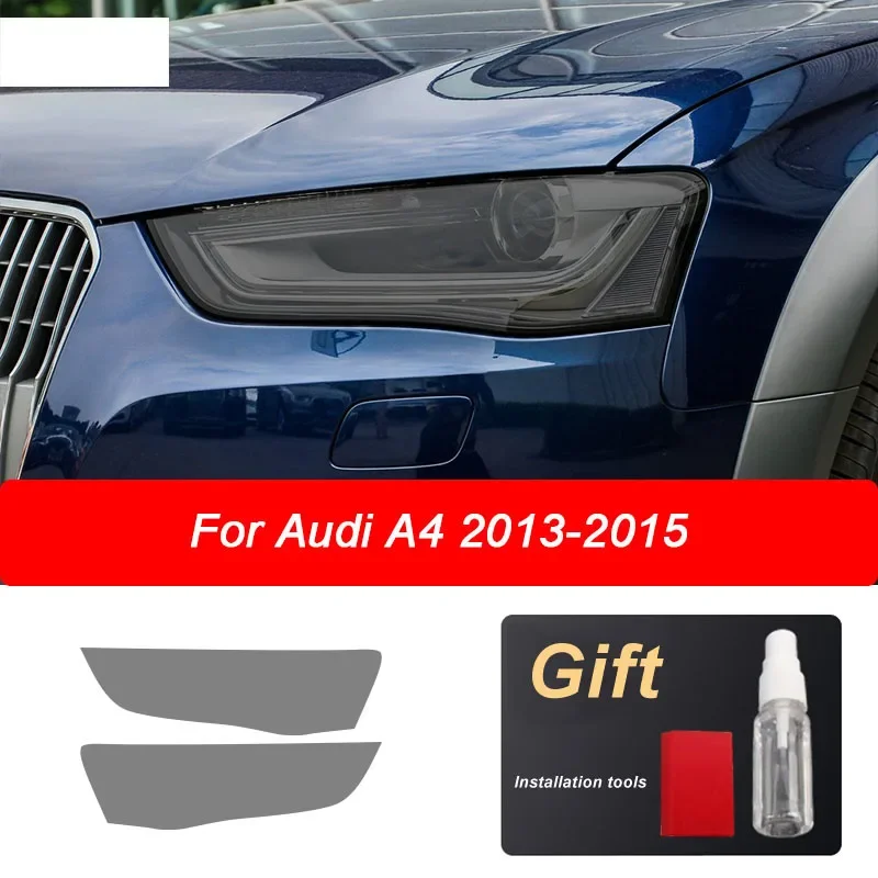 For Audi A3 8V A4 B8 B9 A5 A6 C8 A7 A8 D4 TT E-tron R8 Car Headlights Tint Smoked Black Protective Film TPU Sticker Accessories 4 For Audi A3 8V A4 B8 B9 A5 A6 C8 A7 A8 D4 TT E-tron R8 Car Headlights Tint Smoked Black Protective Film TPU Sticker Accessories 4