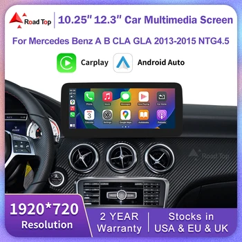 Reproductor Multimedia con Android y pantalla táctil para Mercedes, inalámbrico con CarPlay autorradio, Linux, para Mercedes Benz A, B, CLA, GLA, W176, W246, 2013-2015, NTG4.5 1