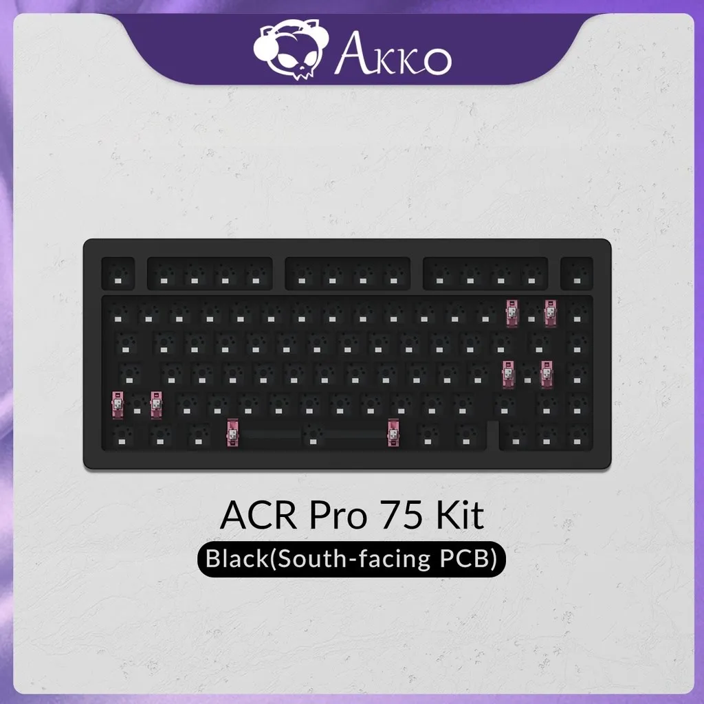Akko-acr pro 75カスタムキーボードキット,RGBバックライト付き 