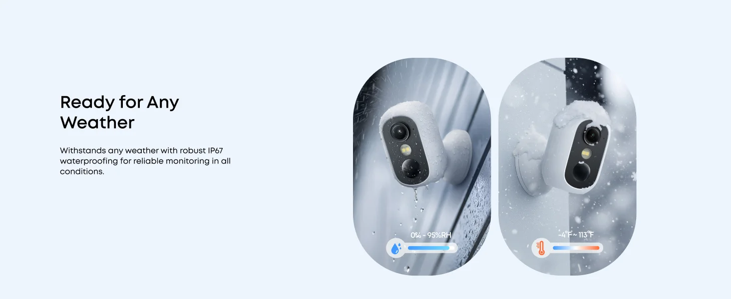מצלמת אבטחה אלחוטית eufy Security eufyCam C35