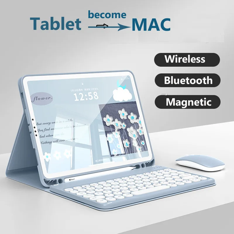 EasyAcc Cover iPad 11 A16 / 10 Generazione con Tastiera 11