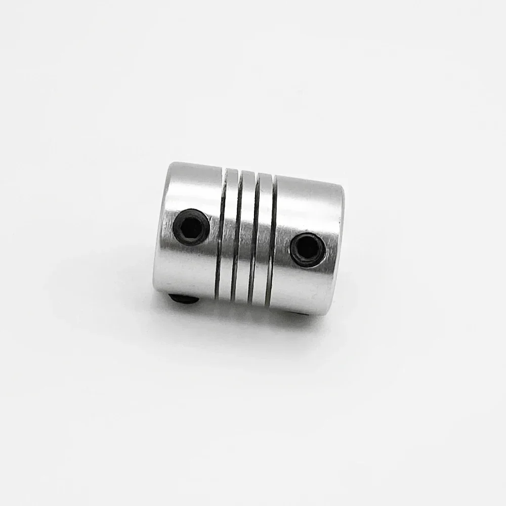 2Pcs Aluminum Alloy Wound Elastic RS Coupling D16L23 Inner Hole For Connecting The Driving And Driven Shafts 2/3/3.17/4/5/6/6.35 shaft coupler flexible coupling shaft connector rigid shaft coupler
