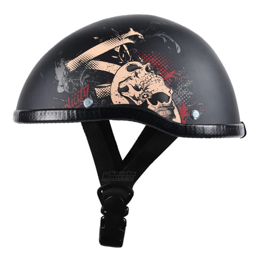 

Breathe Motorcycle Helmet Riding Vintage Casco Moto Motorcycle Open Face Retro Half Helmet Chopper Biker Pilot Unisex Summer