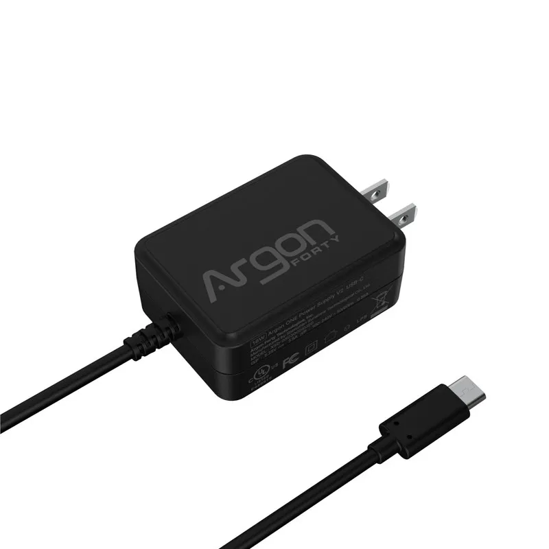 Raspberry Pi 4 Argon Type-C Power Supply 18W 5V 3.5A EU US Plug Power Adapter For Raspberry Pi 4 Model B Argon One V2 M.2 Case