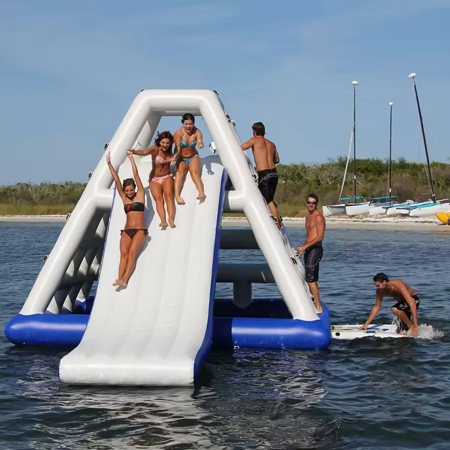Inflatable Pool Inflatable Water Slide For Lake Commercial