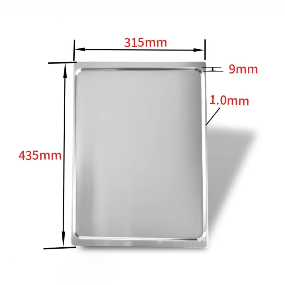New 315*435mm Baking Tray Even Heating Aluminum Alloy Oven Tray Non-stick Baking Pan Bread Cake Tray Cookies Baking Tray
