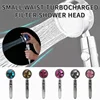 Pressurized Shower Water Saving High Pressure Perforated Adjustable Bathroom Small Fan Shower 2