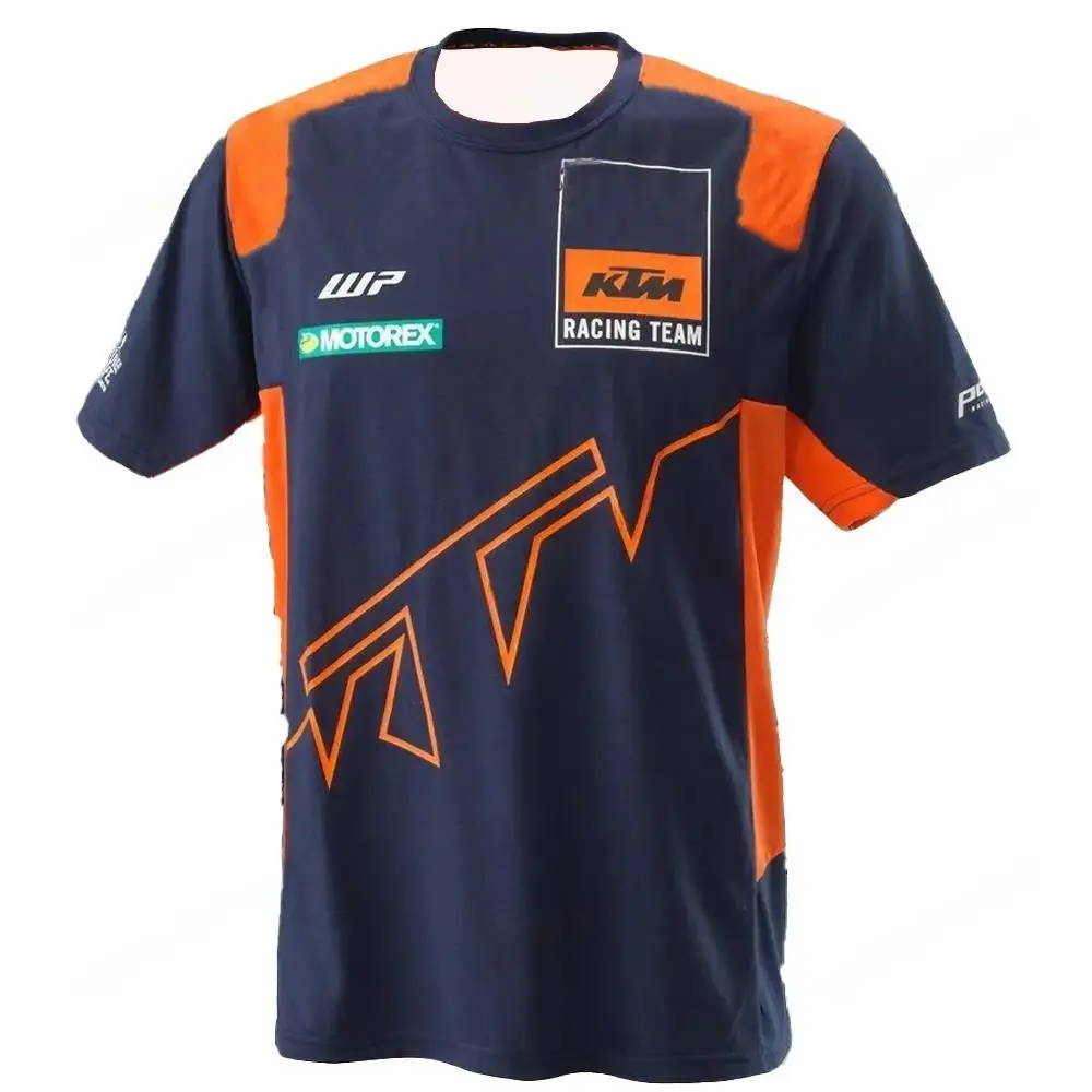 2026년 신상 여름 MXGP KTM 유니섹스 KTM 모토GP 라이딩 모토 저지 레이싱 팀 티셔츠 통기성 3D 프린팅 성인용