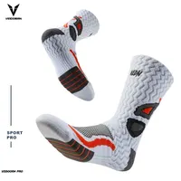 Chaussettes de Sport à fond de serviette pour hommes 9-12, respirantes, antidérapantes, coupe haute, chaussettes de basket-ball, Absorption d'humidité 5