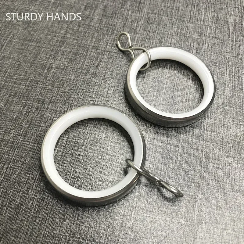 Chiusura per Abbigliamento, 60 Coppie, Lunghezza Totale 17 mm, Argento, Gancio 12 x 8 mm, Occhiello 8 x 8 mm, Accessori Merceria, Set da Cucito per