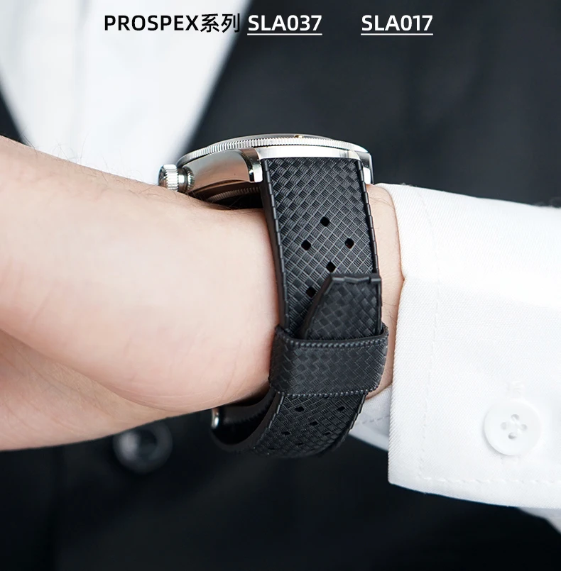 Rubber Watchband for Seiko PROSPEX Series Strap MDV-106 SLA017