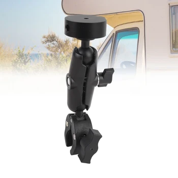 For Mini Adjustable Clamp Bracket Kit Aluminum Alloy Weatherproof Portable for RV Stairs Roof Balcony Motorhome Accessories