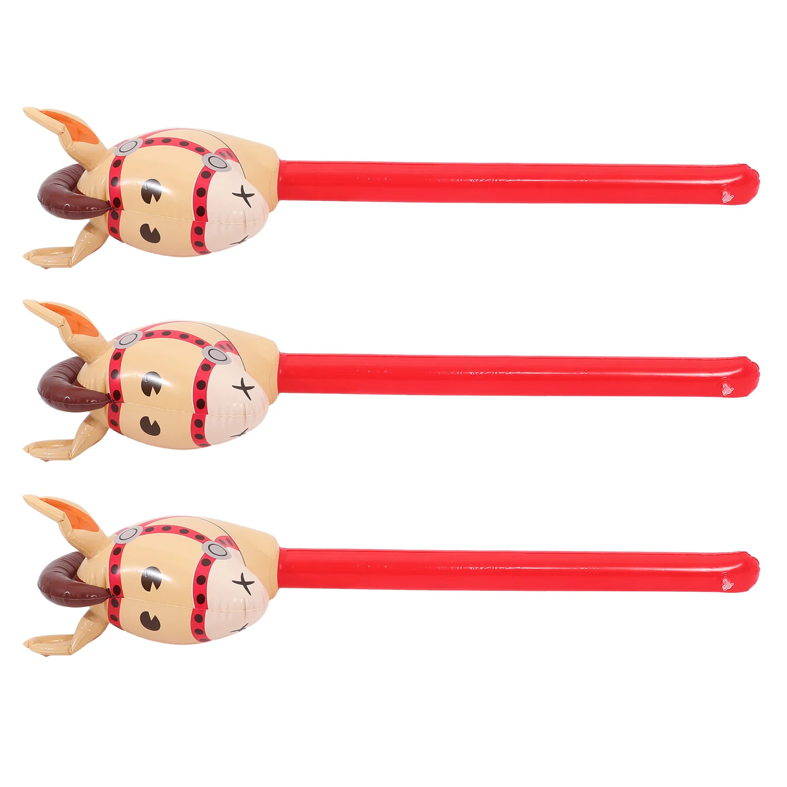 

Inflatable Balloon Sticks Inflatable Horse Stick Kids Inflatable Sticks Toy Inflatable Horse Head Stick Balloon