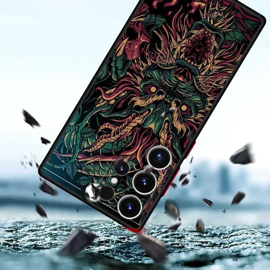 Super Cool Cyan Dragon Phone Case - Stylish Soft Cover