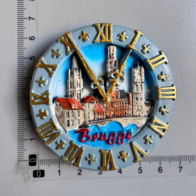 Belgium Cities Souvenir Fridge Magnet Set - Iconic Destinations and Beers