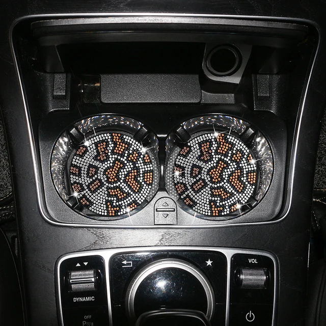 Dessous de verre porte-gobelet de voiture - 1 pièce - Accessoire intérieur  de voiture