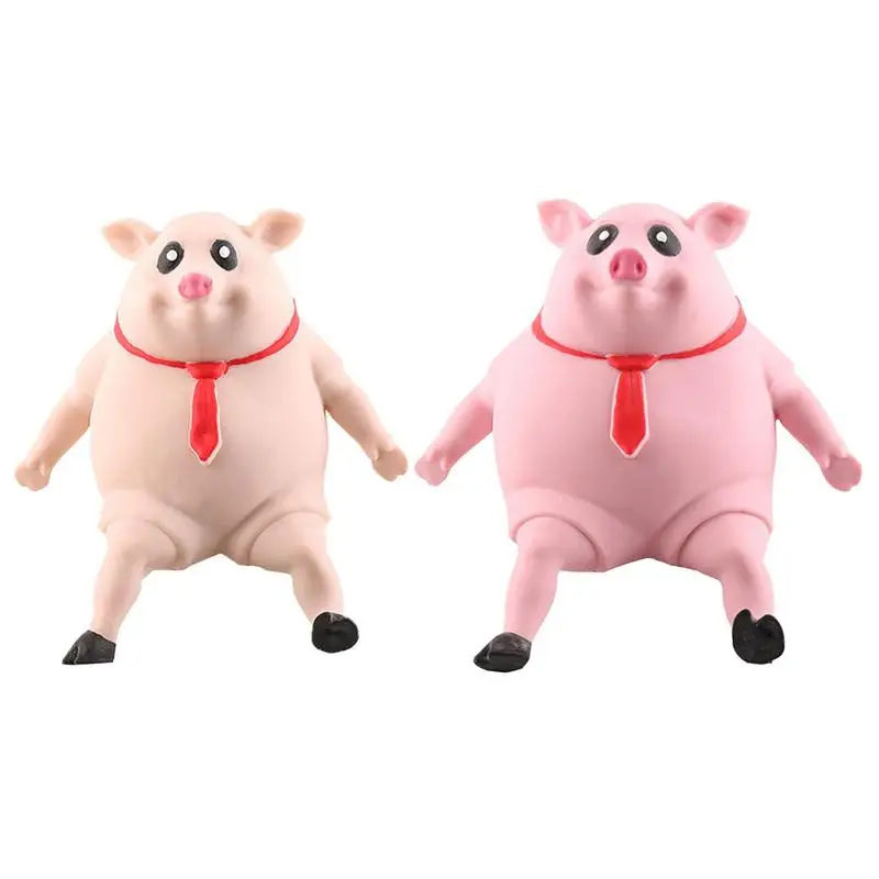 

Funny Pig Stress Relief Squeeze Toy Slow Rebound TPR Piggy Doll Fidget Stress Relief Toys Kids Interesting Gifts For Children