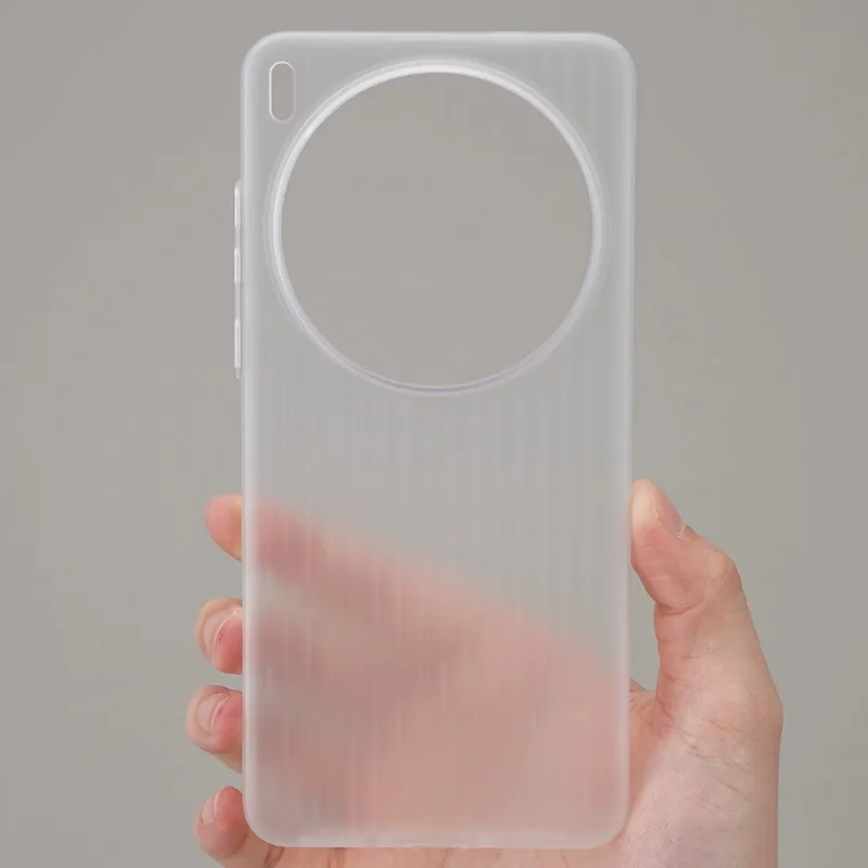 Titanium Glossy Corrugated Stripe Anti-Fingerprint Slim Back Case Cover