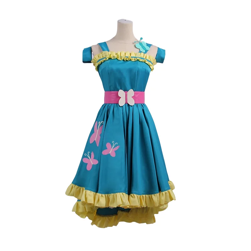 slim fit dress slacks Anime My Little Pony Equestria Girls Fluttershy Cosplay Costumes For Sales  – Cosplay Clans main image 0