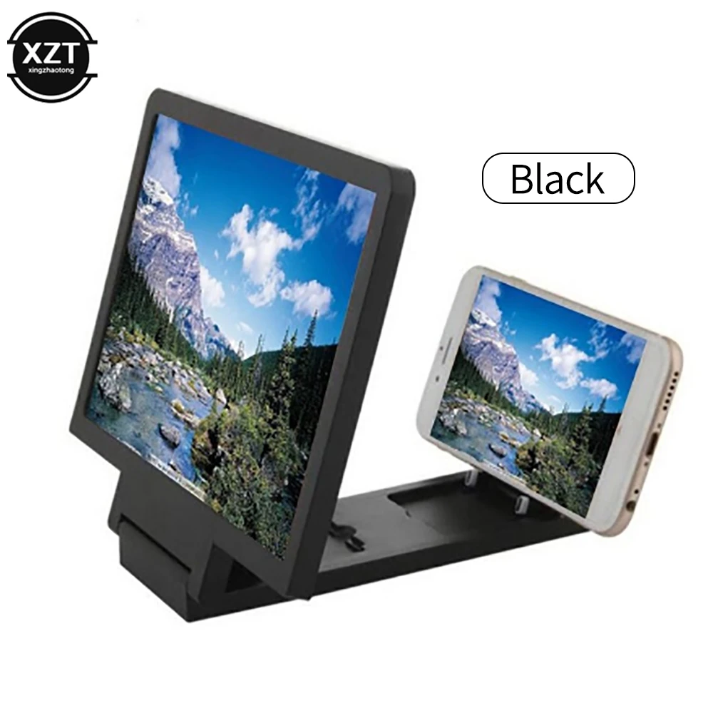 1pc Mobile Phone Screen Amplifier 3D Magnifying Glass Stand HD Video Amplifier Phone Stand Enlarged Screen Bracket