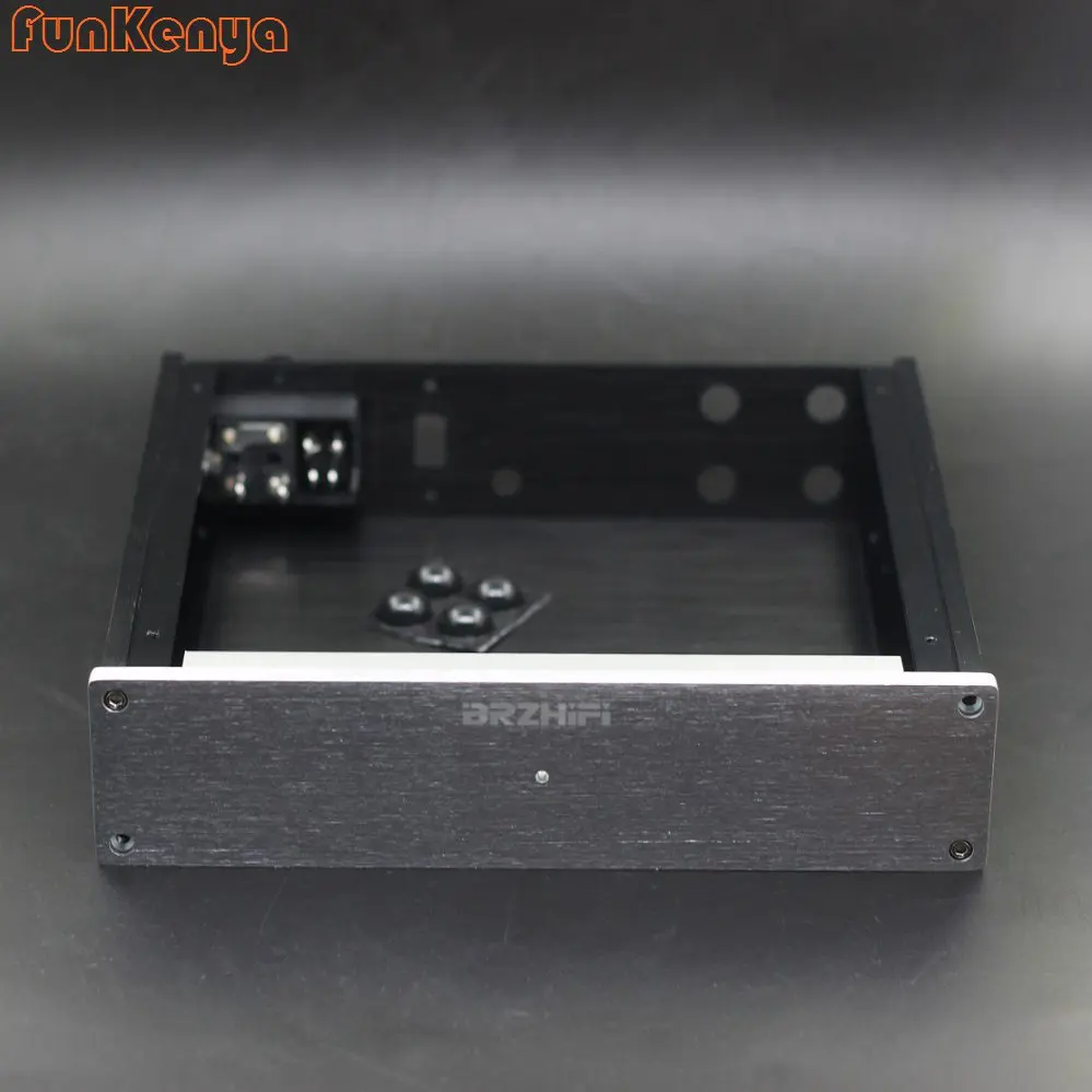 W220 H52 L191 프리 앰프 하이 엔드 패널 섀시 DIY DAC 디코더 전력 증폭기 공급 케이스 Anodizor 알루미늄 상자 PSU 오디오 2205
