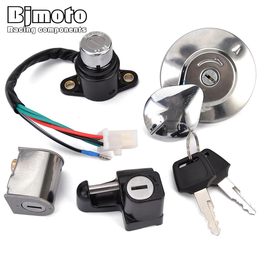 Cmx 250 Ca 125 Tappo Del Gas Del Carburante Interruttore Di Accensione Blocco Del Sedile Con Kit Chiave Per Honda Cmx250 (Rebel) Ca125 Ca-125 Cmx-250 