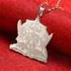 Trinidad and Tobago Pendant Necklace Gold Color Trendy Ethnic Jewelry Gift 6
