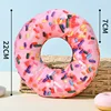 Plush Dog Toy Doughnut Pizza Shape Pet Squeaky Toys for Small Large Dogs Cleaning Teeth Puppy Chew Sound Toy Pet Supplies 5