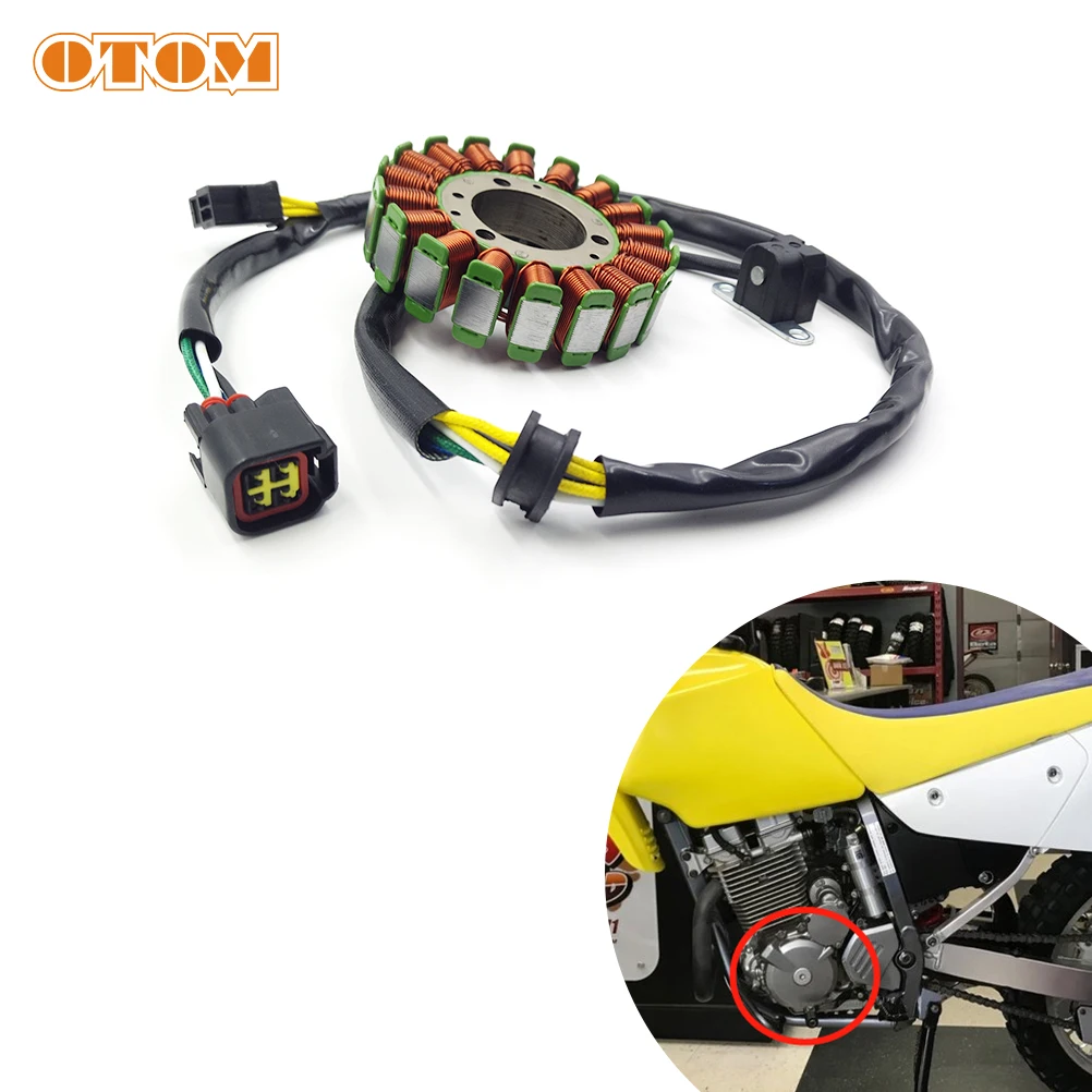 

OTOM Motocross Motorbike Magneto Engine Stator Coil Generator Charging Flywheel For SUZUKI DRZ250 DRZ400 32101-13E02 32101-29F00