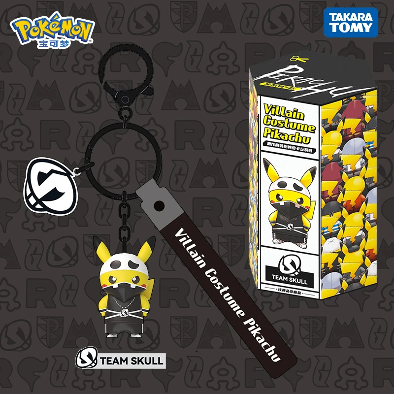 Pokemon Portachiavi Originale Pokragon Legend Car Charm Cute Charm Pikachu Rocket Team Original Anime Image Cartoon Doll Coppia Charm