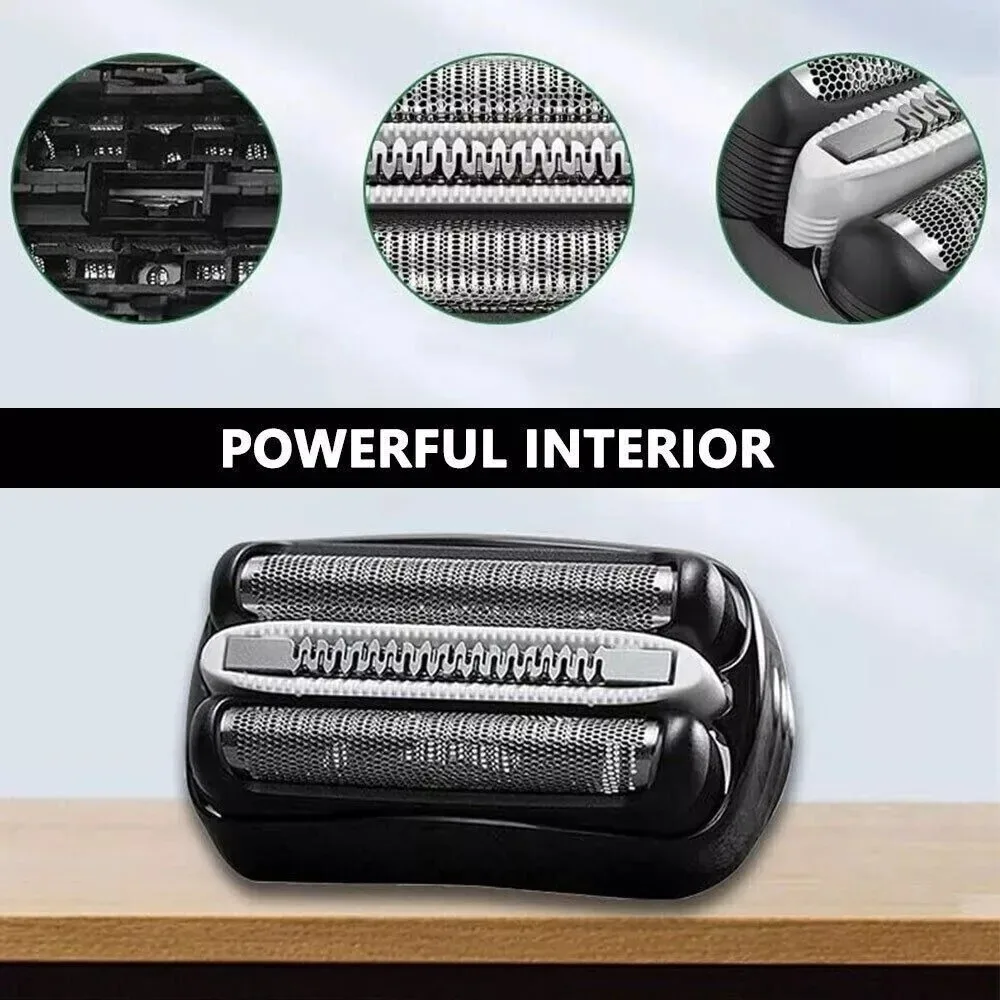 Genuine Brown Replacement Shear Head for Shaver Series 3 Cassette Combo Pack 32B shaver replacement head razor parts