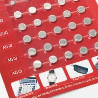 50PCS 1.55V AG13 pila LR44 L AG1 AG3 AG4 AG10 AG12 SR44 Button Batteries A76 LR1154 GP7 Cell Coin Watch Toys Remote Battery - Image 3