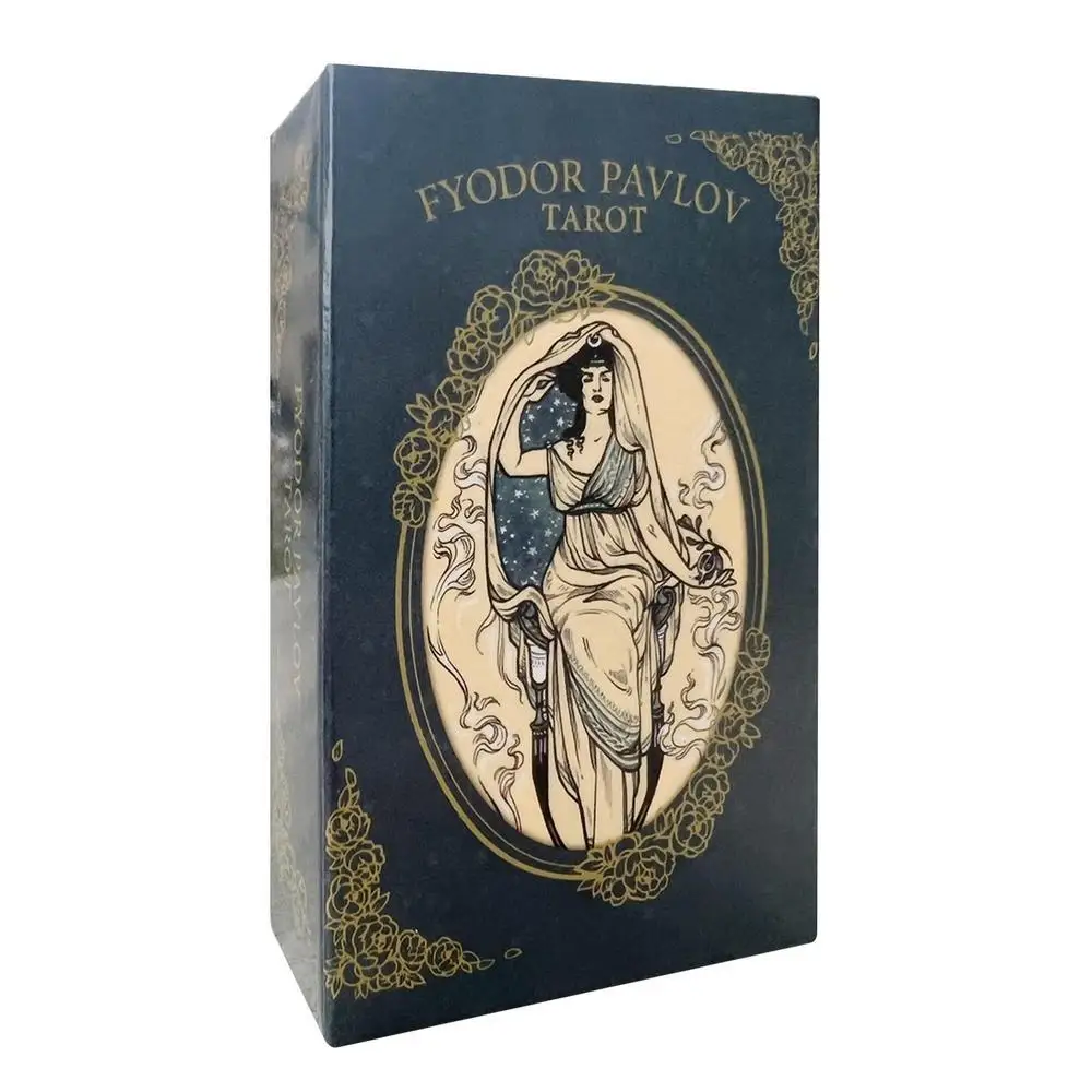 Fyodor Pavlov 타로 카드 운세 데크 영어 버전 에디션 오라클 보드 파티를위한 테이블 게임 놀이