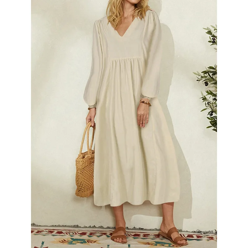 Ruffled Hawaii Flow Cut-out Beach Dress Sexy Summer Women Beach Wear Swim Suit Cover Up Long Tunic
