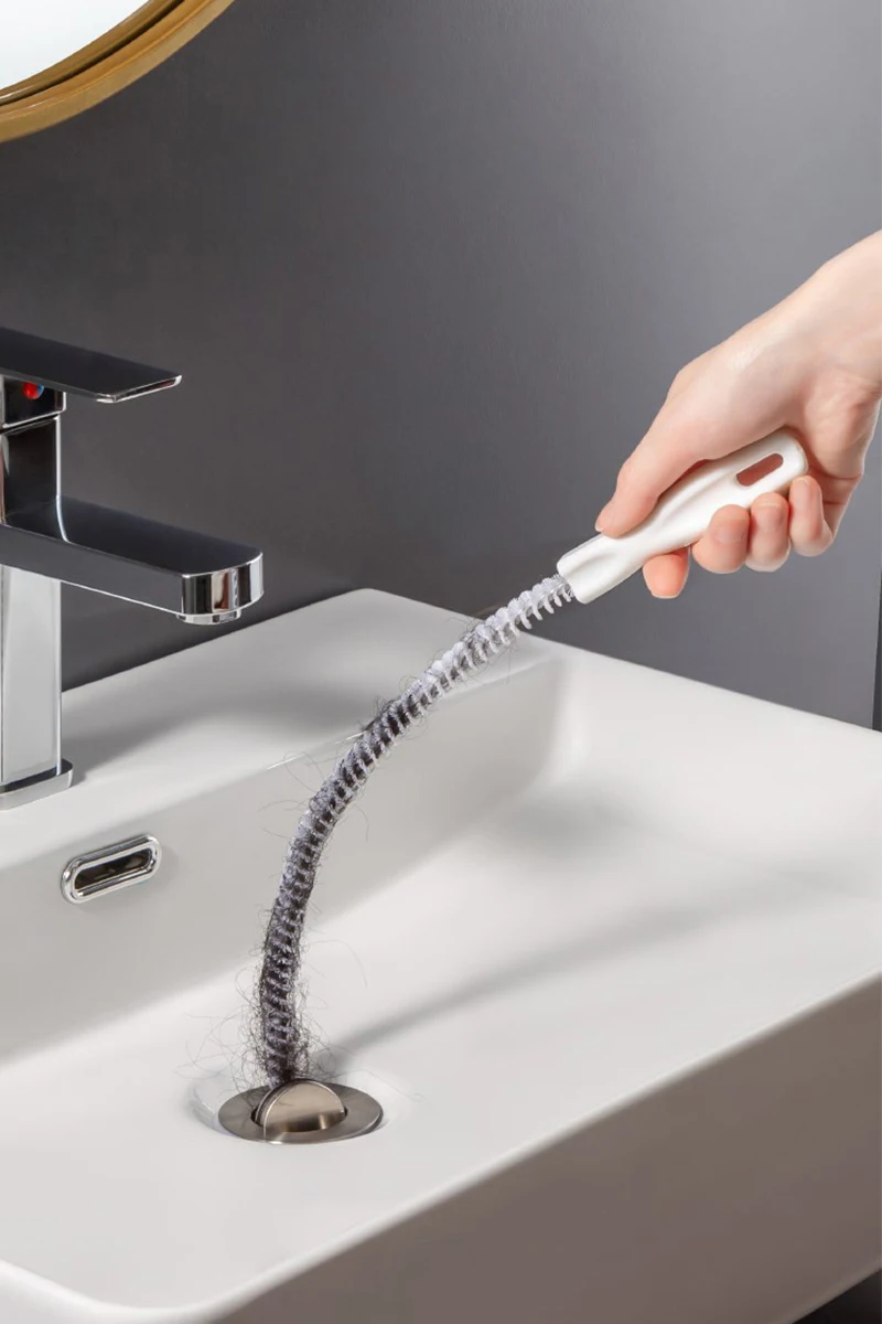 Description Picture 5 of itemPipe Dredging Brush Long Clean Kitchen Bathroom Hair Sewer Sink Cleaning Drain Pipe Flexible Cleaner Clog Plug Hole Remover Tool