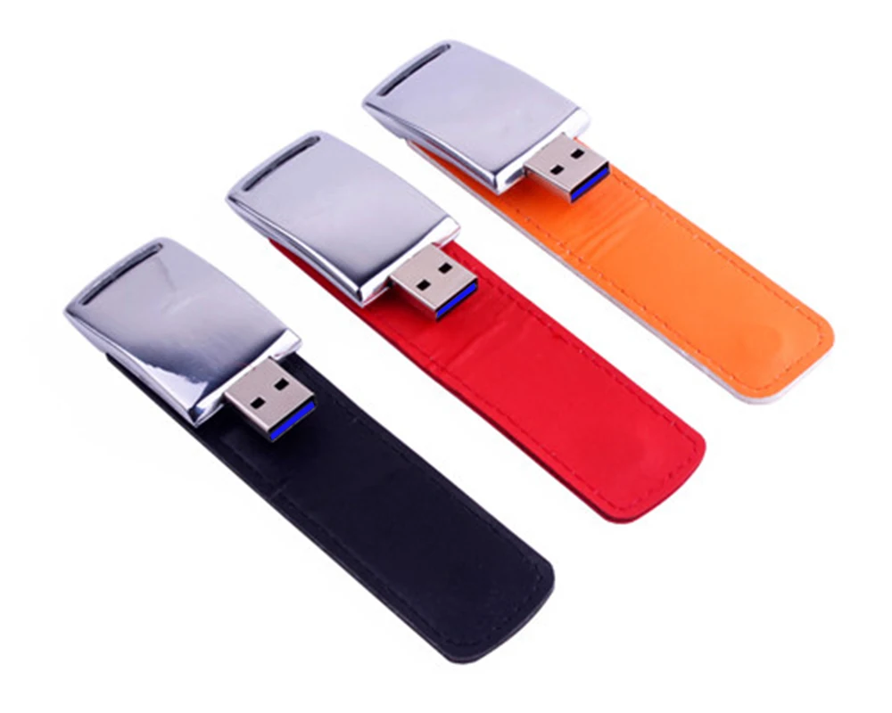 best usb c flash drive JASTER New 3.0 Usb Flash Drives U Disk Gift Free Custom LOGO Leather Shell Model + BOX Pendrive 4GB 8GB 16GB 32GB 128GB bluetooth pen drive