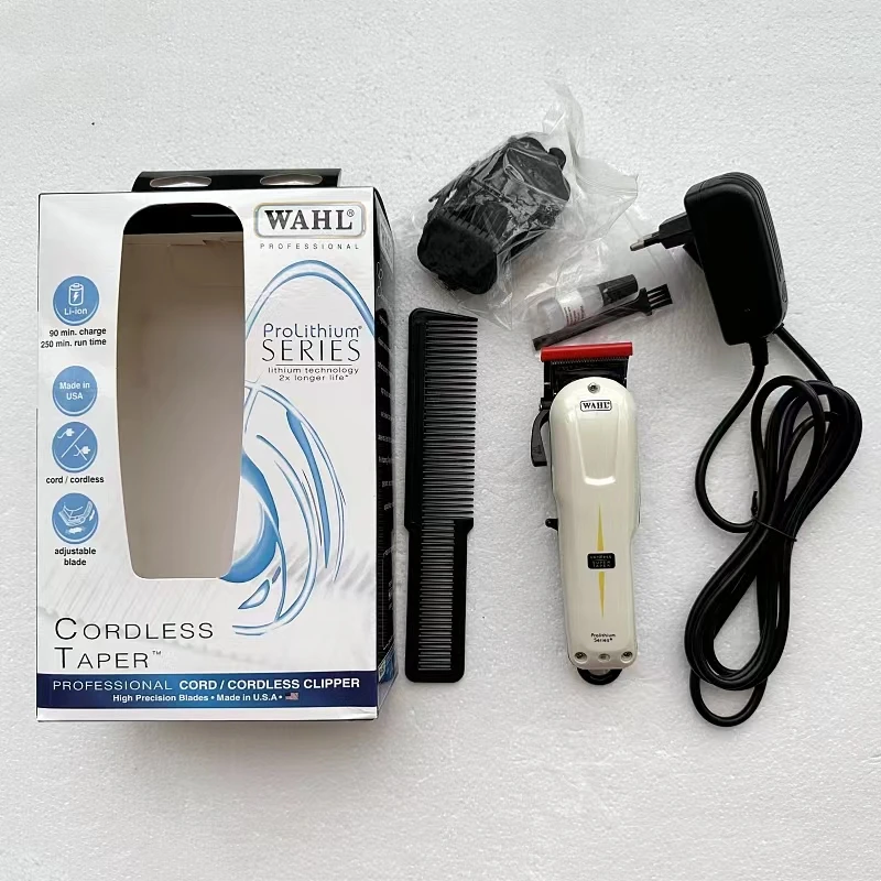 Wahl 8591 Cordless Super Taper Professional Hair Clipper Grooming Set  Adjustable Lever For The Head Trimmer Beard trimmer - AliExpress