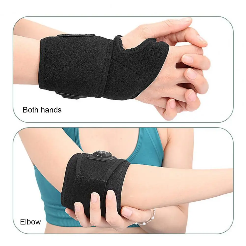 

Бандаж на запястье с подогревом, бандаж на запястье для большого пальца, регулируемая температура, бандаж для запястья, удобная поддержка запястья