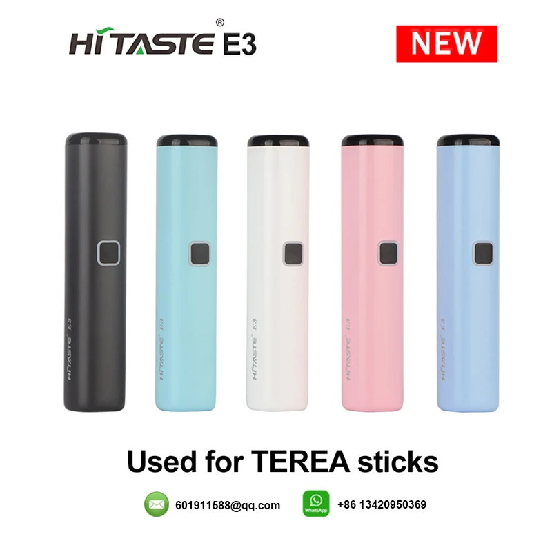 

2023 Newest Heat Not Burn Device Hitaste E3 Tobacco Vaporizer For Icos Iluma Alternatives Vape Kit for TEREA Stick Iqo LAMBDA