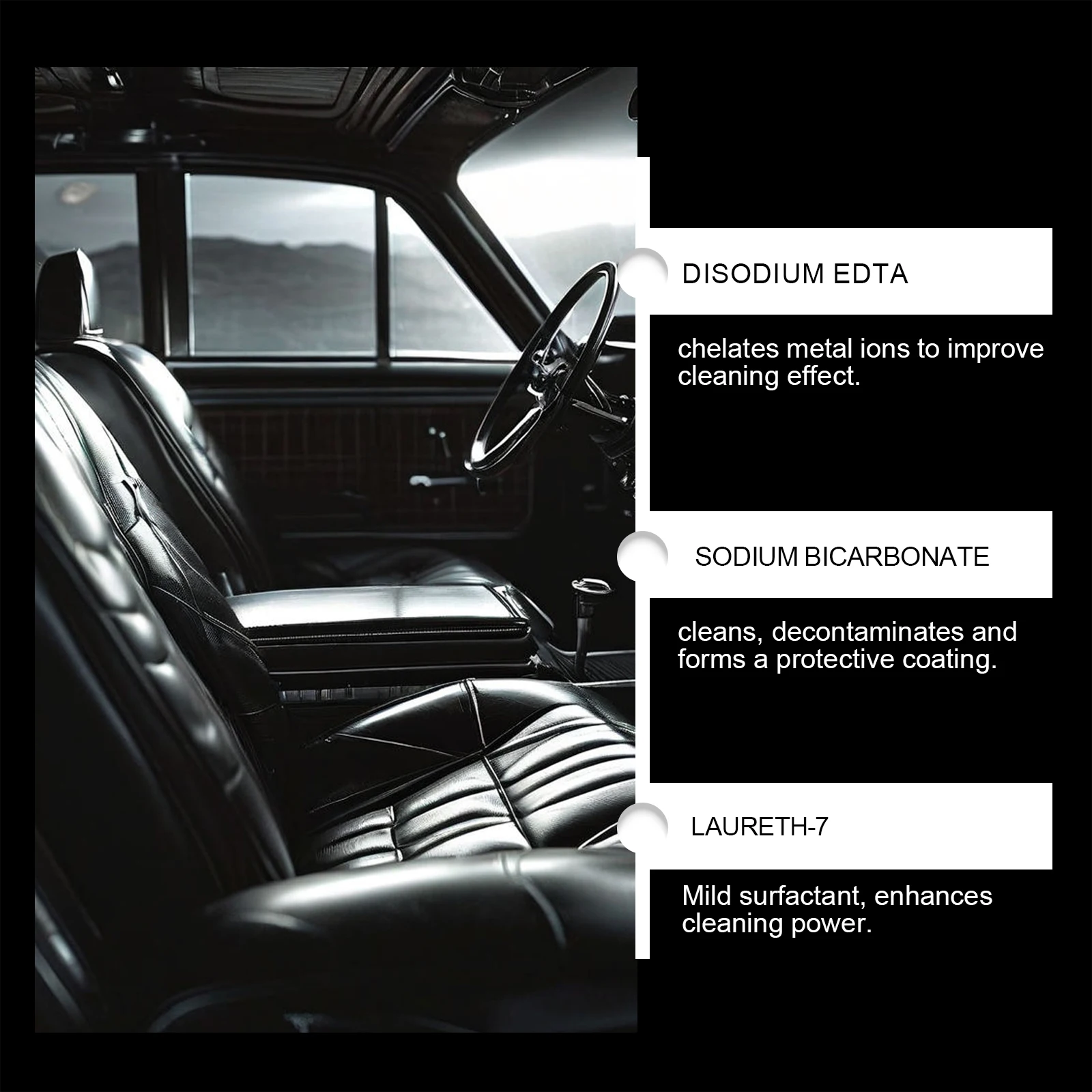 Automobile Leather Ceramic Coating Spray Leather Renovation Decontamination Brightening Maintenance Cleaning Polishing Spray 2