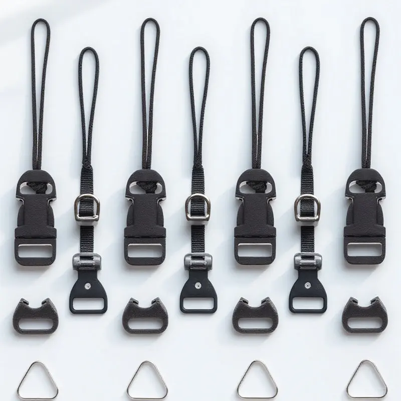 8Pcs 카메라 스트랩 버클 Dslr 미러리스 카메라용 퀵 릴리스 Qd 루프 커넥터 간편한 설치 선물용 카메라