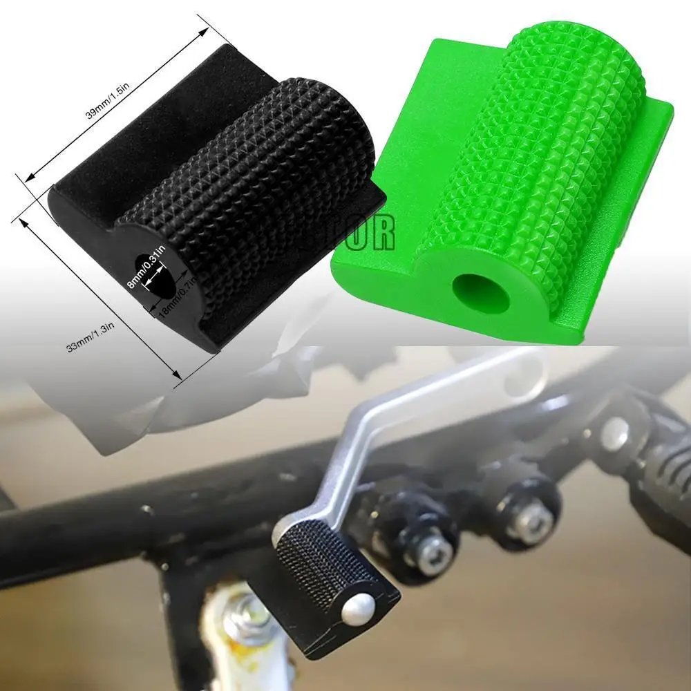 Universal Motor Shift Gear Lever Pad Pedal Rubber Cover Protector For Kawasaki PRAIRIE 300 400 650 700 VERSYS KLE 650 1000 250